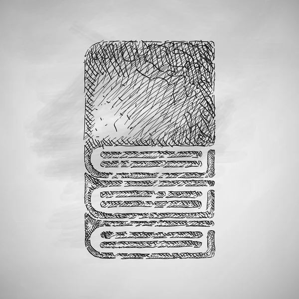 Icône de livre. Illustration vectorielle — Image vectorielle