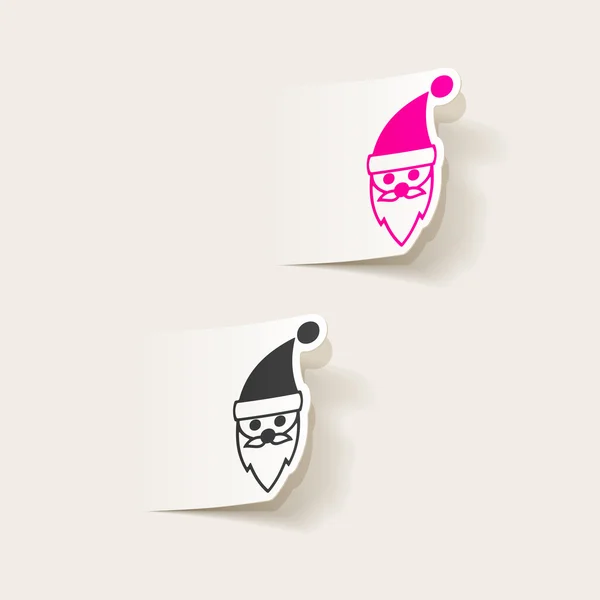 Kerstman pictogram — Stockvector