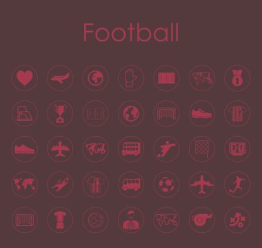 Futbol basit simgeler kümesi