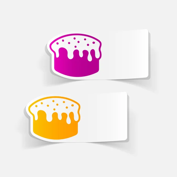 Velikonoční dorty ikona — Stockový vektor