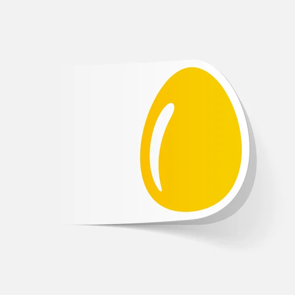 Icono de huevo de Pascua — Vector de stock