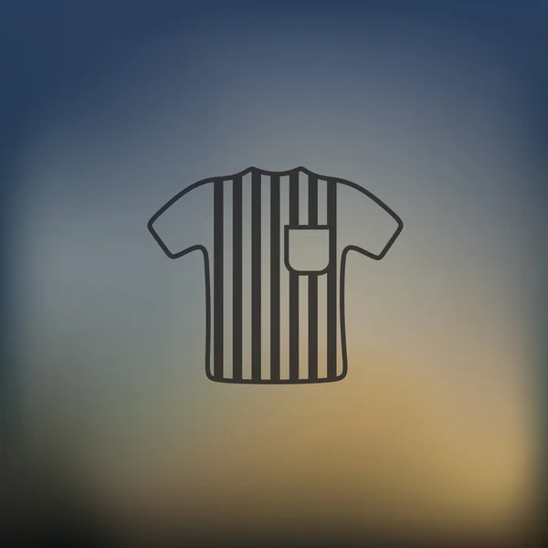 Referee icon blurred — Stock Vector