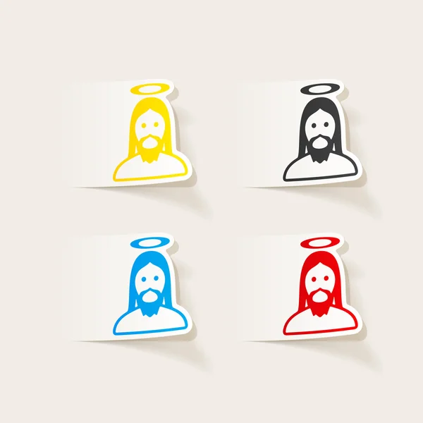 Realistiska designelement: jesus — Stock vektor