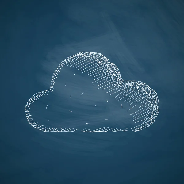 Icône Cloud. Illustration vectorielle — Image vectorielle