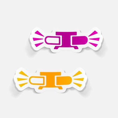 gerçekçi tasarım öğesi: flaşör