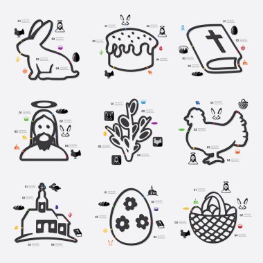 Paskalya Infographic simgesi