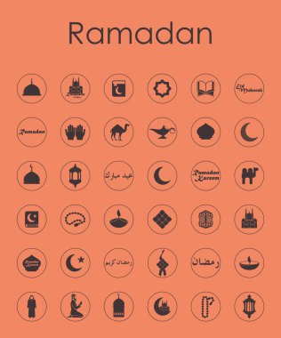 Ramazan basit simgeler kümesi