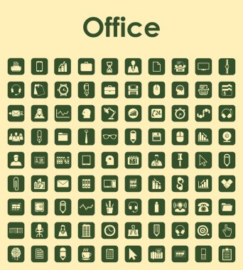 Office basit simgeler kümesi