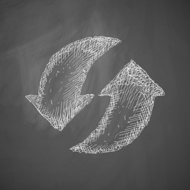 ok geri dönüşüm simgesi