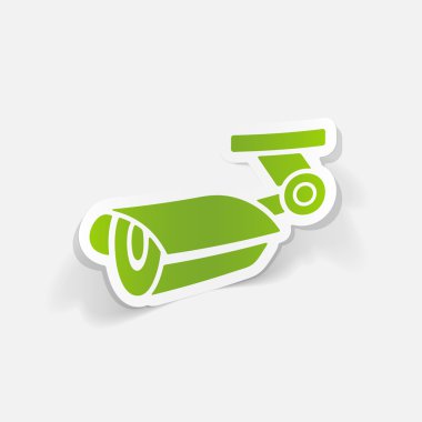 Video gözetimi simgesi