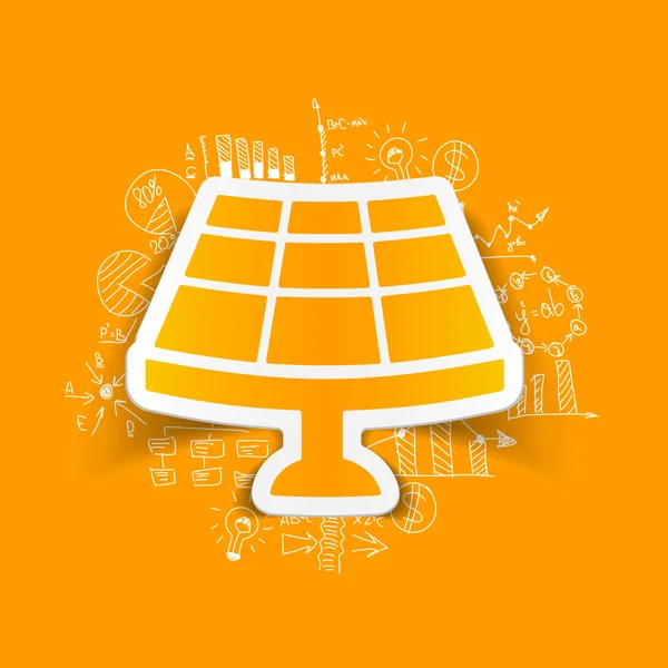 Τύπους επιχειρήσεων με ηλιακή μπαταρία — Διανυσματικό Αρχείο