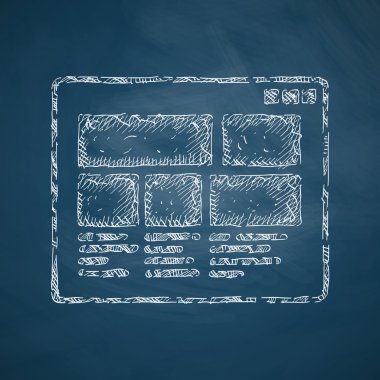 Kara tahta arabirimi simgesini