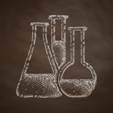 Kara tahta simgesine tüp