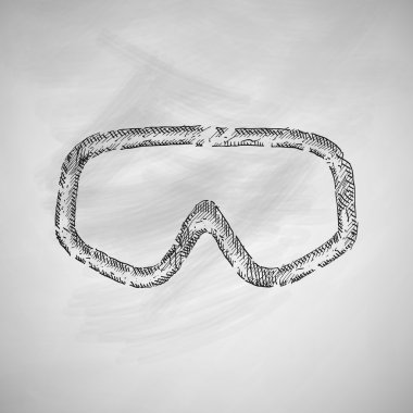 Kara tahta maske simgesini