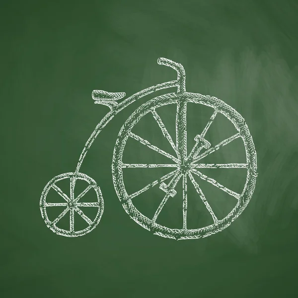 Icono de bicicleta en pizarra — Archivo Imágenes Vectoriales
