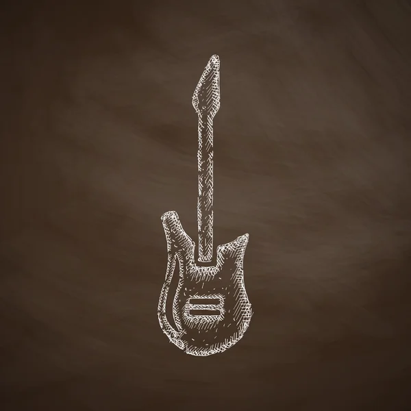 Icono de guitarra eléctrica — Vector de stock