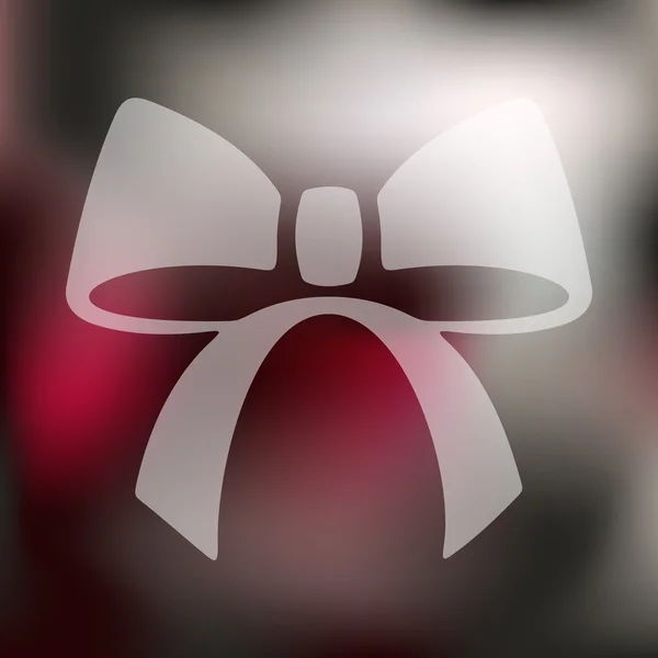 Blurred ribbon icon — Stock Vector