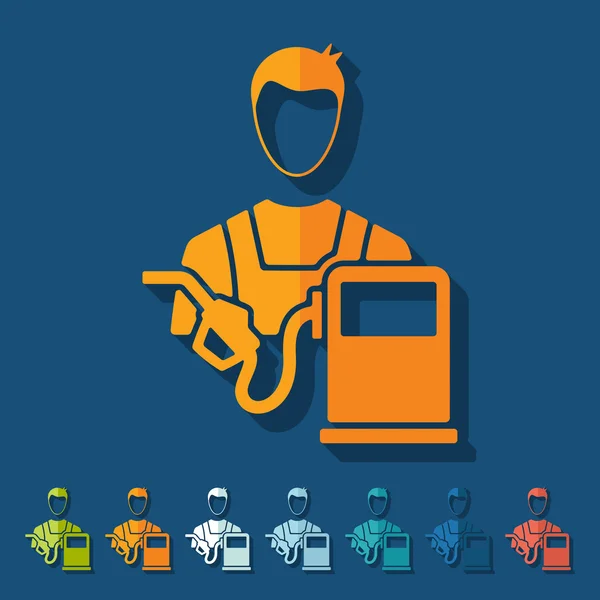 Platte ontwerp: mechanic — Stockvector