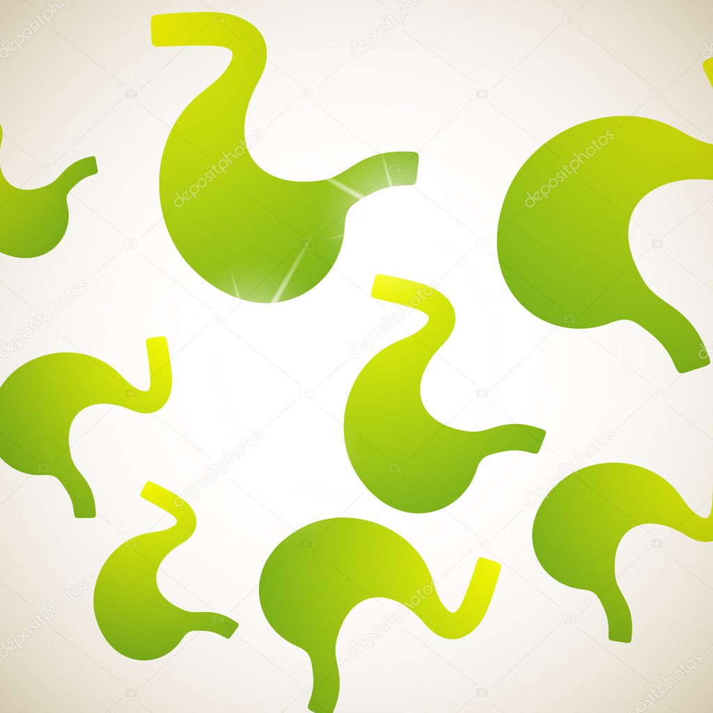 Abstract background with stomach