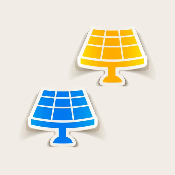 Solar battery icon — Stock Vector