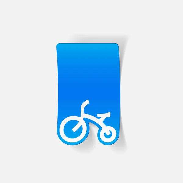 Ikona rower dla dzieci — Wektor stockowy