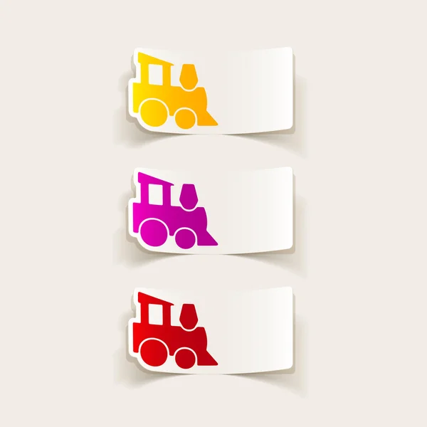 Childrens train icon — Stock Vector