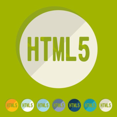 Düz tasarım, Html5