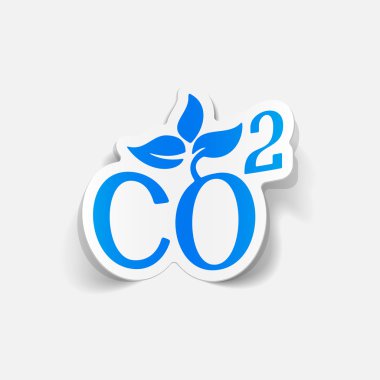 CO2 işareti dioksit simgesi
