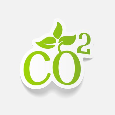 CO2 işareti dioksit simgesi