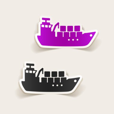 Kargo gemisi simgesi