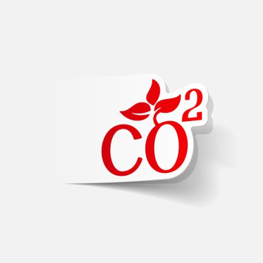 CO2 işareti dioksit simgesi