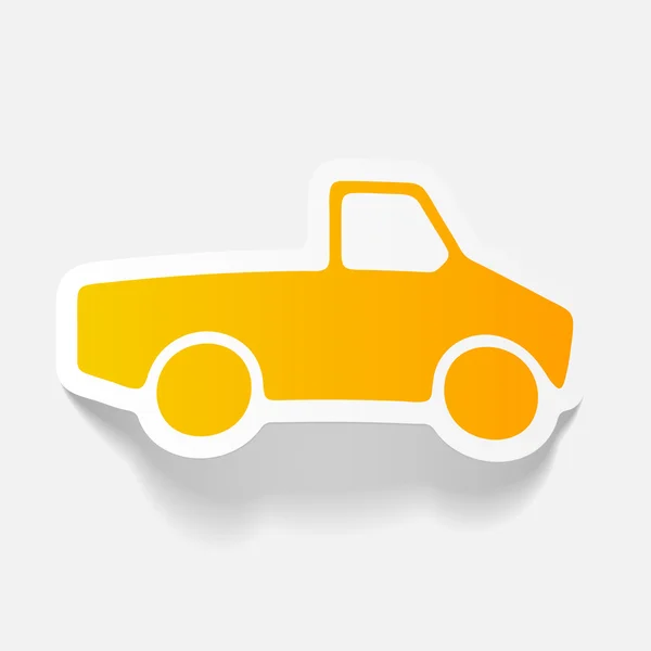 Icona del pick-up auto — Vettoriale Stock
