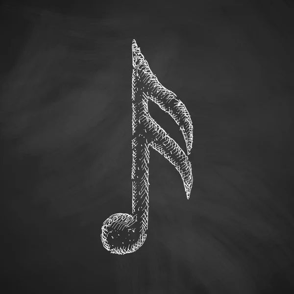 Icône de note musicale — Image vectorielle