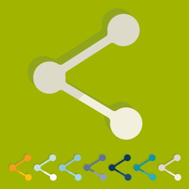 Tasarım düz, paylaşmak