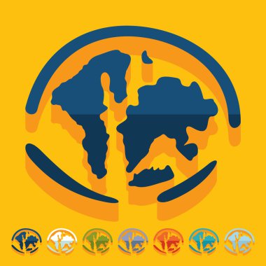 Düz tasarımı, dünya Adaları