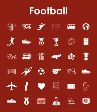 Futbol basit simgeler kümesi