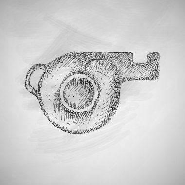 Simge kara tahta ıslık