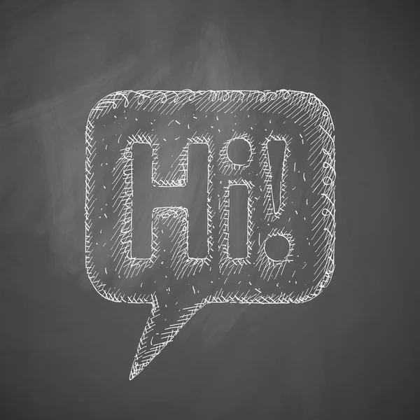Символ Hi — стоковый вектор