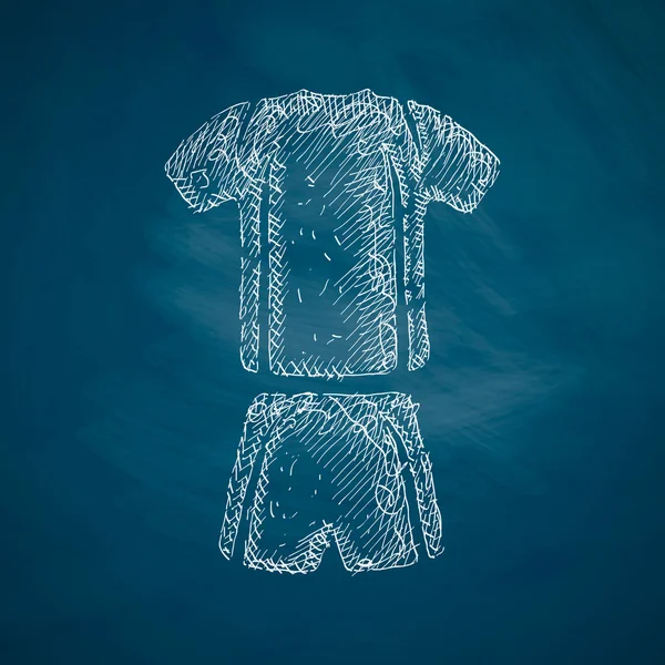 Football clothing icon — Stock Vector