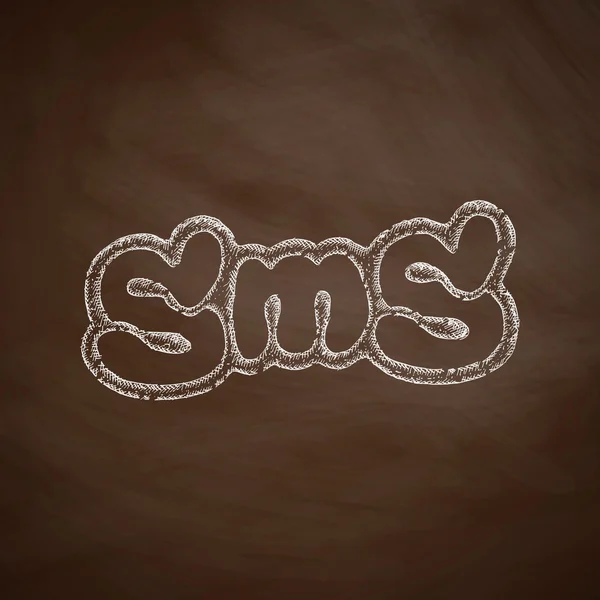 Pictogram voor SMS-bericht — Stockvector