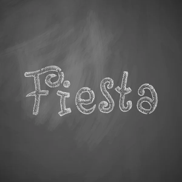 Fiesta значок на дошці — стоковий вектор