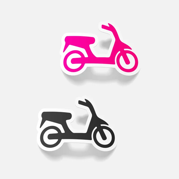 Realistiska designelement: scooter — Stock vektor
