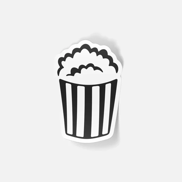 Realistiska designelement: popcorn — Stock vektor