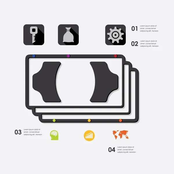 Zakelijke infographic elementen — Stockvector