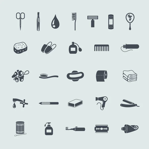 Set of hygiene icons — Stock Vector