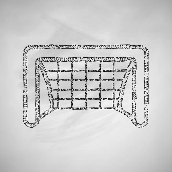 Gate icon on chalkboard
