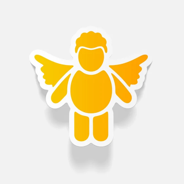 現実的な設計要素: 天使 — ストックベクタ