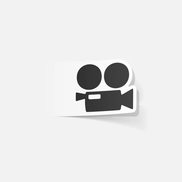 Movie camera icon — Stock Vector