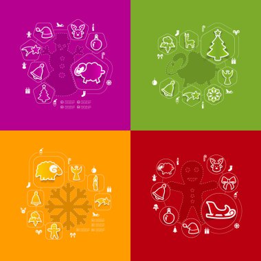 Noel etiket Infographic