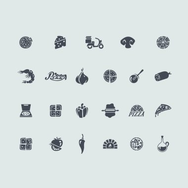 Pizza simgeler kümesi